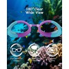 Hurdilen Kids Swim Goggles, Anti-fog and UV Protection with Swimming