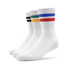 Spirit of 76 Tennis Socks 100% Made in Germany (3 x Pairs), 3 x retro classics mix