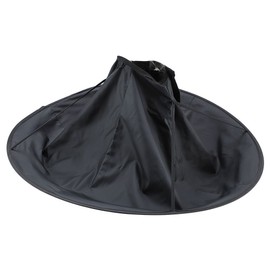 Hair Cutting Cape, Adult Barber Hair Cutting Umbrella Cape Hairdressing Salon Gown Haircut Hairdresser Cloak for Salon Barber(black)
