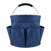 17L Garden Tool Storage Basket for Gardening - Foldable 6-Pocket