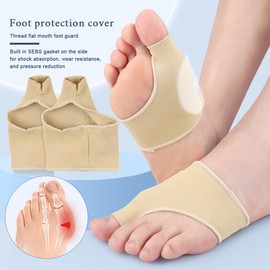 AIYVELU 2 Pairs of Bunion Correctors, Bunion Pads, Bunion Bandages, Bunion Splints, Bunion Correctors, Big Toe and Toe Relief Forefoot Pads, Splint Toe Correctors for Women and Men