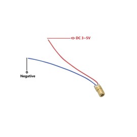 20pcs 3v~5V 650nm 5mW Red Dot Laser Head Red Laser Diode Laser Tube Head Outer Diameter 6mm with Leads