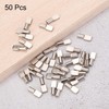 sourcing map 50pcs Shelf Support Peg 5mm/0.2" Spoon Shaped Iron