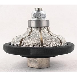 Asia Pacific Construction 1 3/8 Inch Diamond Finger Milling Bit 1 Inch 25mm Ogee Bullnose Profiler Wheel F25 Router bit Stone Marble