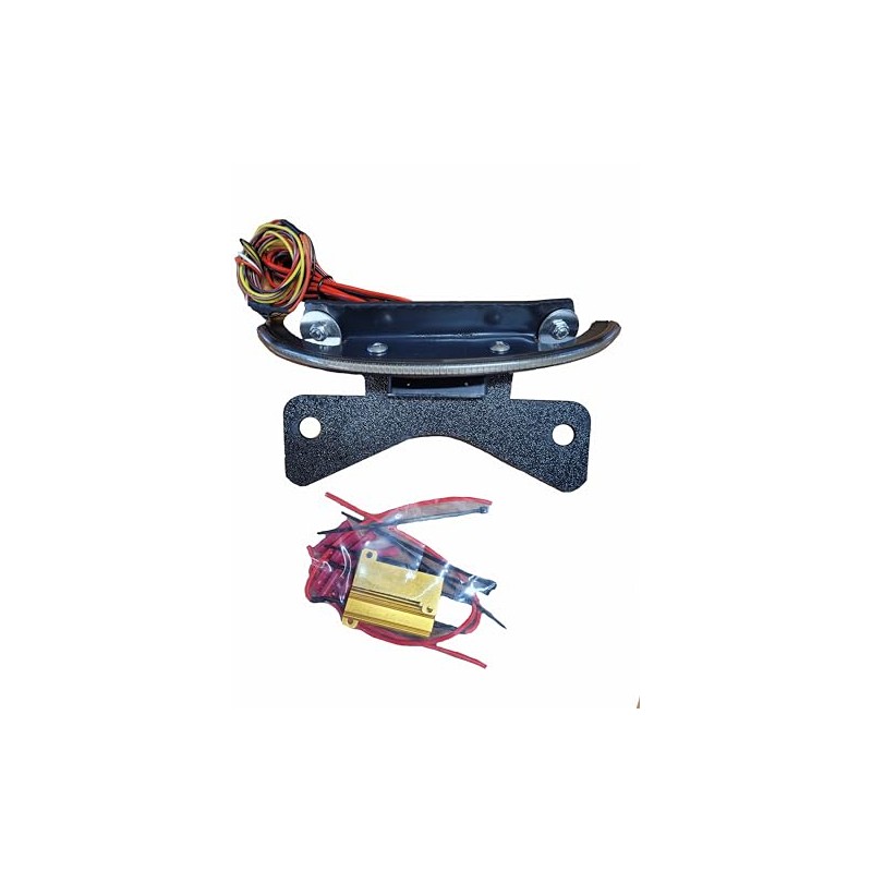Bikelitez fits the 2002-2005 Harley V-Rod Fender eliminator SMOKED