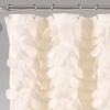 Lush Decor Lillian Shower Curtain | Textured Shimmer Circle Design