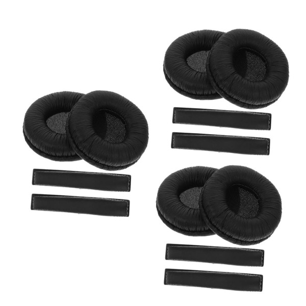 LABRIMP 3 Sets Headphone Covers of Ear Pads Beam Parts