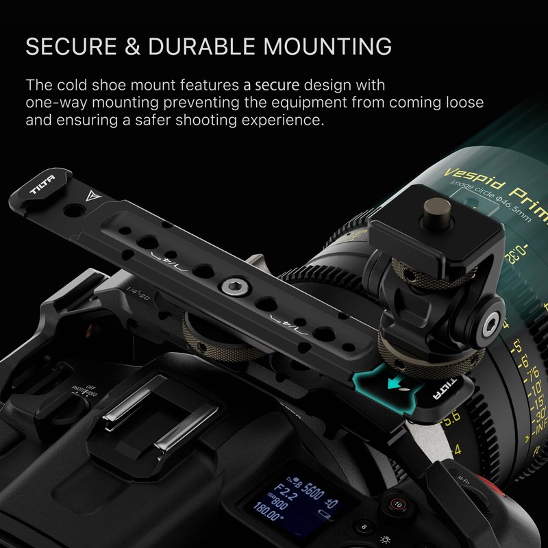 Tilta Cold Shoe Expanded Bracket with Multiple Attachment Points -