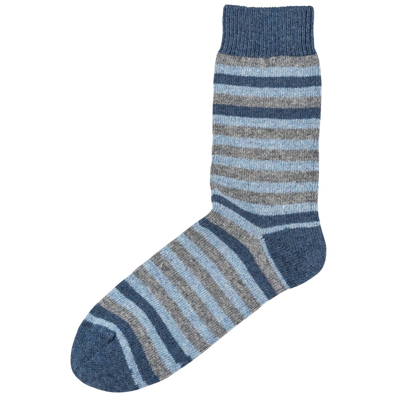 Piarini Wool Socks Striped [2 Pairs] – Women Men –