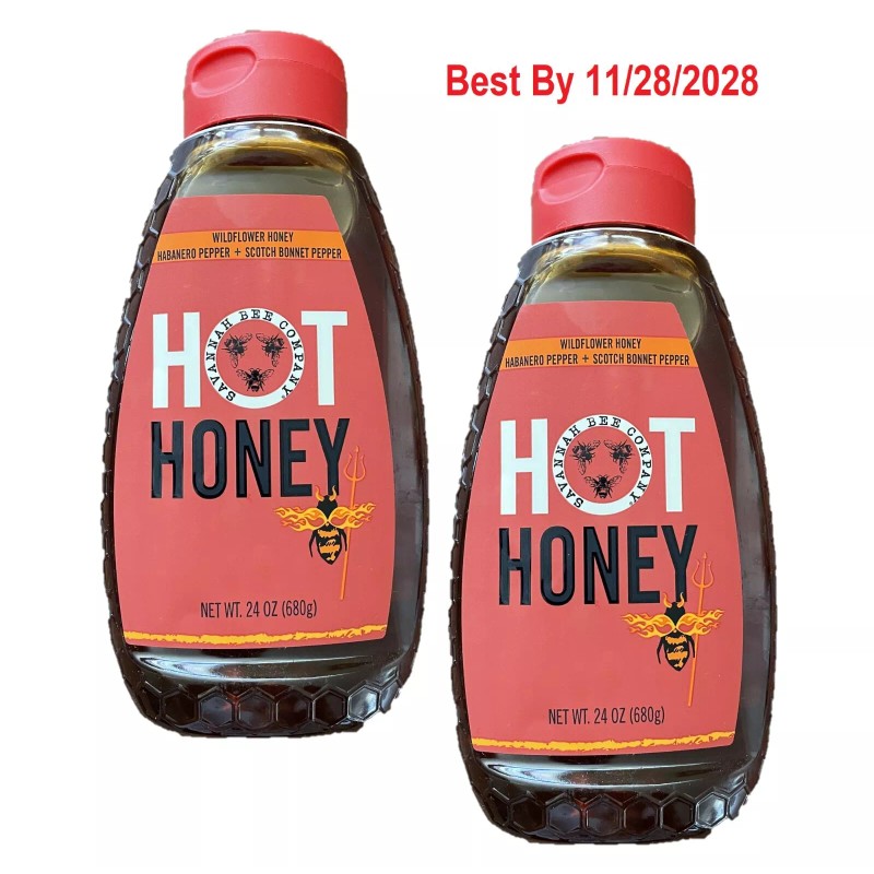 Savannah Bee Company 2-PACK Savannah Bee Company Hot Honey, 24