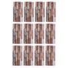 12pcs Tile Wall Sticker Thickened PVC Self Adhesive Waterproof Retro