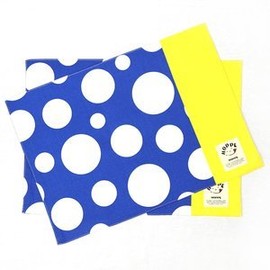 Legging – Navy Dots Placemat (Set of 2) with Your Name seal