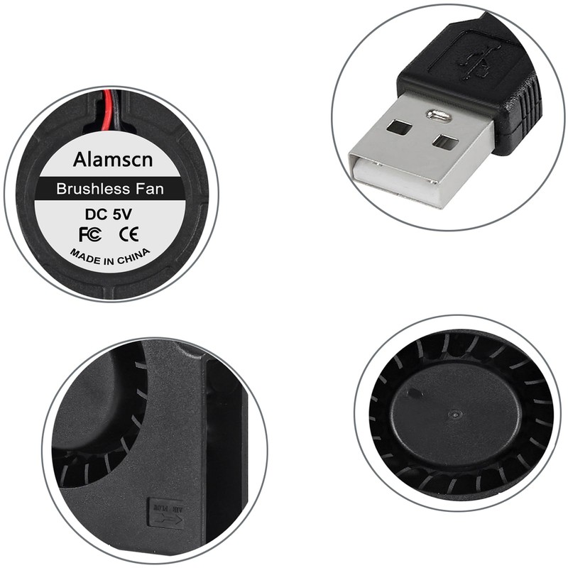 4 Pack 7515 USB Blower Fan | 5V USB Blower