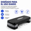 Bluelander Banco para Ejercicio Ajustable, Step para Ejercicio con 2