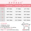 XPUDAC 4 Pack Dog Dresses Cute Printed Puppy Clothes for