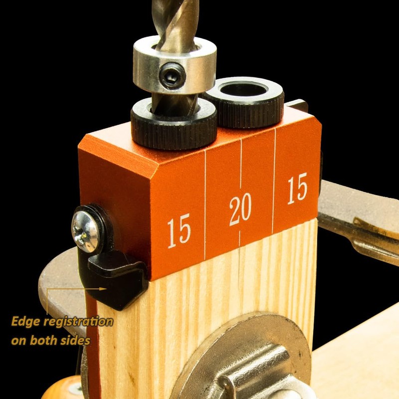 O'SKOOL 10mm Solid Aluminum Doweling Jig kit Kit with Laser