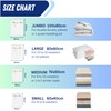 Vacuum Storage Bags for Clothes (Large Pack of 6)