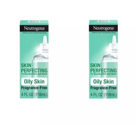 NEUTROGENA TWIN PACK! Skin Perfecting Liquid Facial Exfoliant For Oily Skin!-NEW