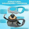 Retractable Dog Leash Lightweight 10/16FT Leash with Non-Slip Handle, for