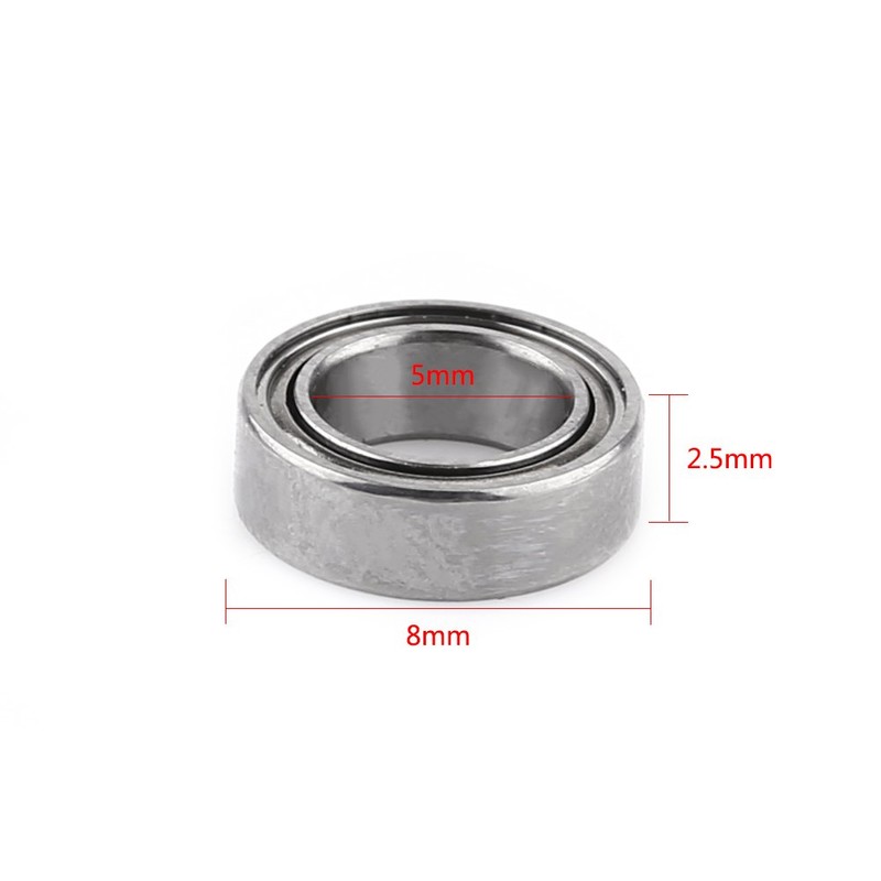 10pcs Mini Ball Bearings MR85ZZ Double-shielded Ball Bearings for 3D