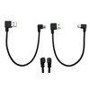 CERRXIAN 9Inch Mini USB Cable Combo Mini USB Right Angle