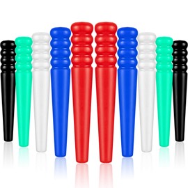 60 Pieces Plastic Cribbage Pegs Tapered Board Pegs Replacement for Cribbage Traditional Board Game, 5 Colors