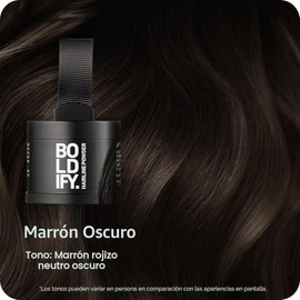 BOLDIFY Polvo para la Línea del Cabello – Retoque de Raíces Color de Cabello para Cobertura de Canas – Polvo Capilar que Oculta la Calvicie para Mujeres y Hombres – Resistente a Manchas por 24 Horas