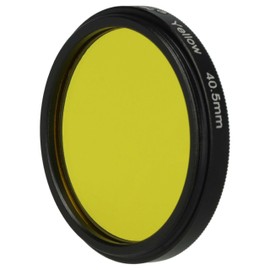 vhbw Universal Colour Filter Yellow for Camera Lenses with 40.5 mm Filter Thread Yellow Filter