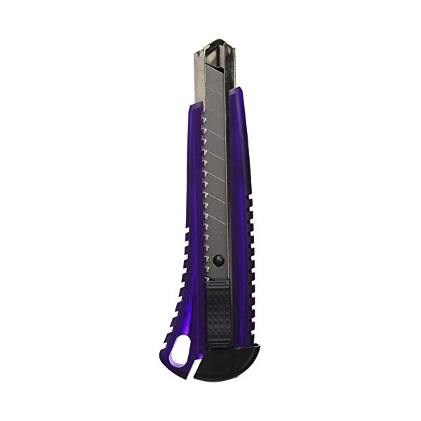 Rapesco RCK002A1 Snap-Off Blade Cutting Cutter 18 mm, Purple or Blue