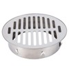 Floor Drain 2-7 Inch Round Hair Catcher Stainless Steel Silver