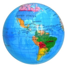 ALPI International, Ltd. Globe Squeeze Stress Ball - 3 inch