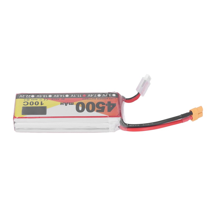 RC Lipo Battery 4500mAh 11.1V 100C 3S Remote Control Vehicles