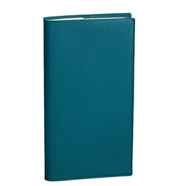 Quo Vadis Impala Planital Week to View Diary 8.8 x 17 cm Petrol Blue Envelope - December 2022 to December 2023