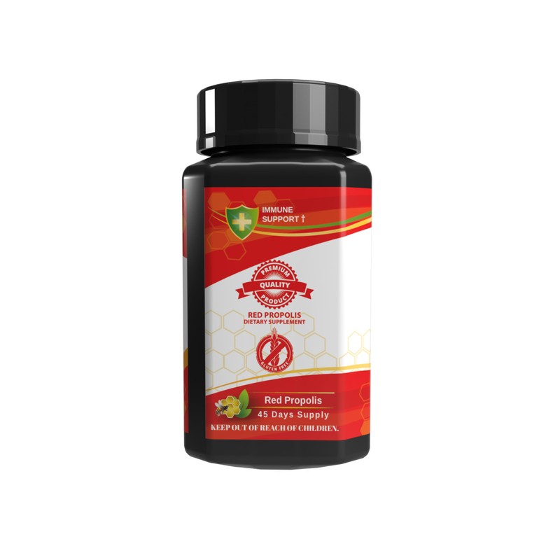 Propolis Health Red Propolis - Bee Red Propolis 90 Capsules