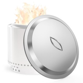 Onlyfire Fire Pit Lid for Solo Stove 19.5" Bonfire Fire Pit, Stainless Steel Bonfire Fire Pit Accessories for Outdoor Camping