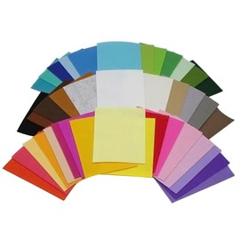 DOITOOL 40pcs Non-Woven Fabric Squares for Sewing Craft Projects Polyester Felt for Boys and Girls and Patchwork Activities