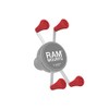 RAM MOUNTS Ram Mount X-Grip Repair Rubber Cap Red 4-Pack