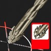 Serrated Eccentric Drill Bits - Four-Edge Serrated Drill Bits |