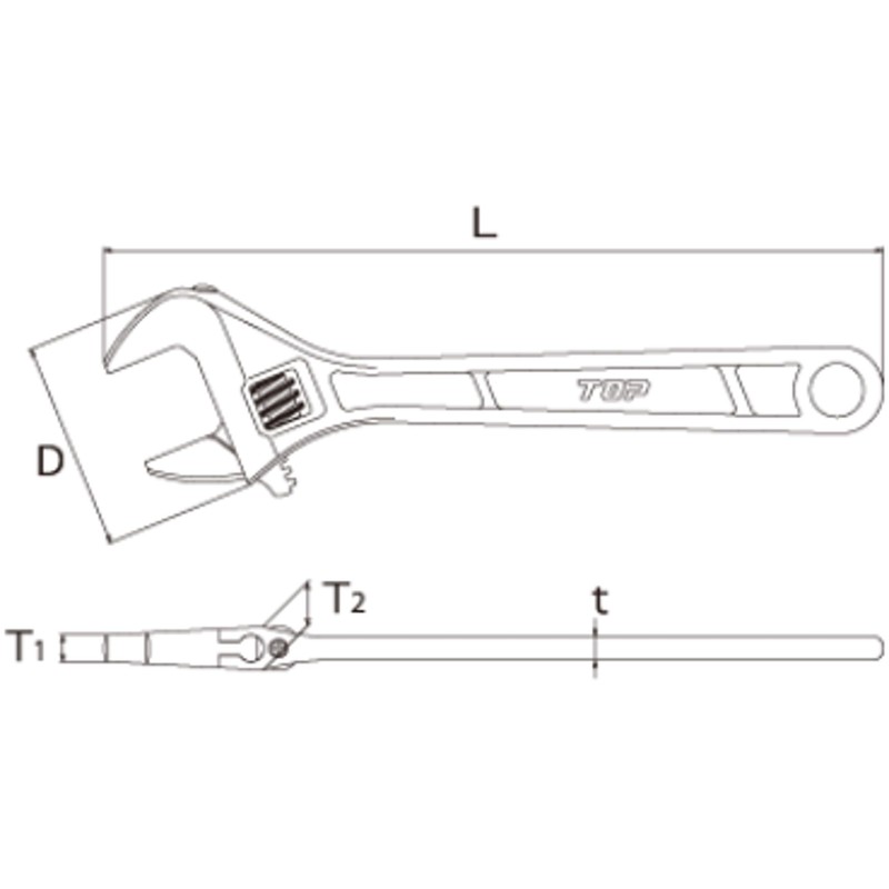 TOP HX-100-H Tsubamesanjo Mouth Opening 0-15 mm Domestic Forged Heat