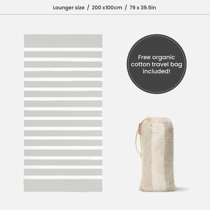 SummerSand Microfiber Beach Towel Extra Large 200x100 cm - Quick