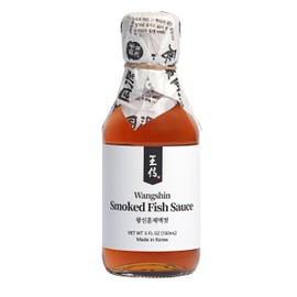 Wangshin Smoked Fish Sauce (5 fl oz/Aged 2 years) - Anchovy and Salt Fermented in a Korean Traditional Clay Pot