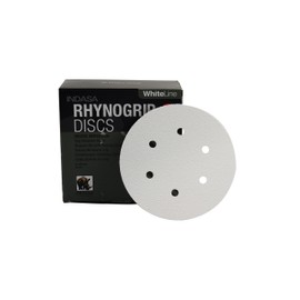 INDASA Hard Drive Rhynogrip White Line Ø150 6F P80