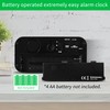 KWANWA Alarm Clock, Small Digital Clock, 1.2inch Green LED Clock,