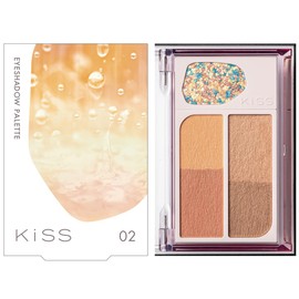 KiSS Cocktail Days 02 Mandarin Shaker, 0.2 oz (6.4 g), Brevet, Yebe, Eyeshadow Palette, Glitter