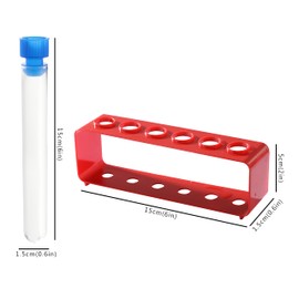 KCKHFA 2 Set Plastic Test Tubes Rack with Caps, Test Tube Holder for Nurse Party Decorations, Scientific Experiments Party