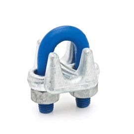 CAMPBELL® 1000-G GALVANIZED BLUE FORGED CARBON STEEL WIRE ROPE CLIP(699-0434)