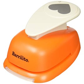 Barrilito PF023J Perforadora de Figura de Corazón Tamaño Jumbo, 5 cm Diámetro