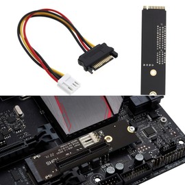 EMSea 1 Set M.2 Key M to PCI-E 4X Adapter Card Compatible with Windows Compatible with Linux Compatible with Mac Systems M.2 to PCI-E 4X Riser Card
