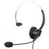 Telephone Headset RJ9 Earphone with 330° Adjustable Microphone for Home