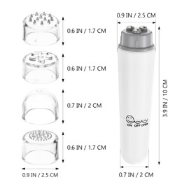 Healvian 1 Set Mit 4-In-1-Gesichtsmassagegerät Gesichtslifting-Gerät Mini-Akupressur-Massagegerät Für Muskeln (Weiß)